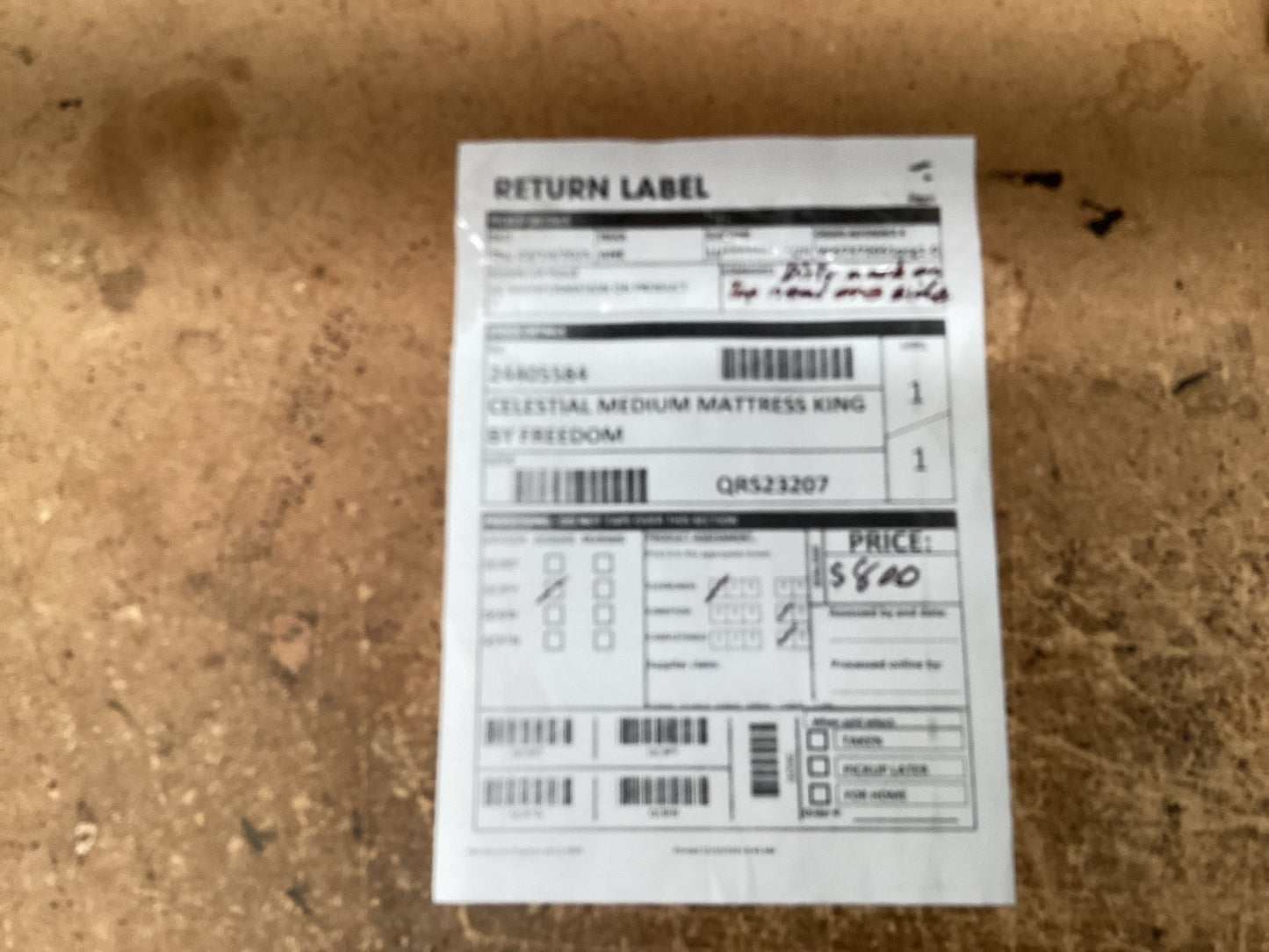 QLD QRS23207 Celestial Medium Mattress King