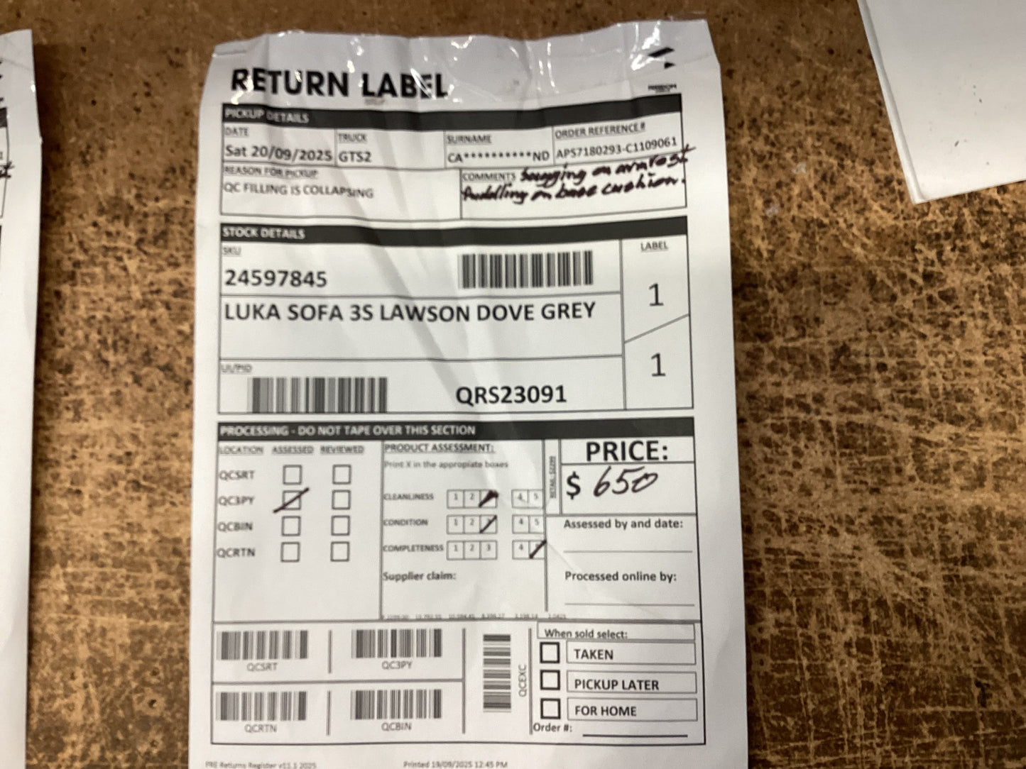 QLD QRS23091 24597845