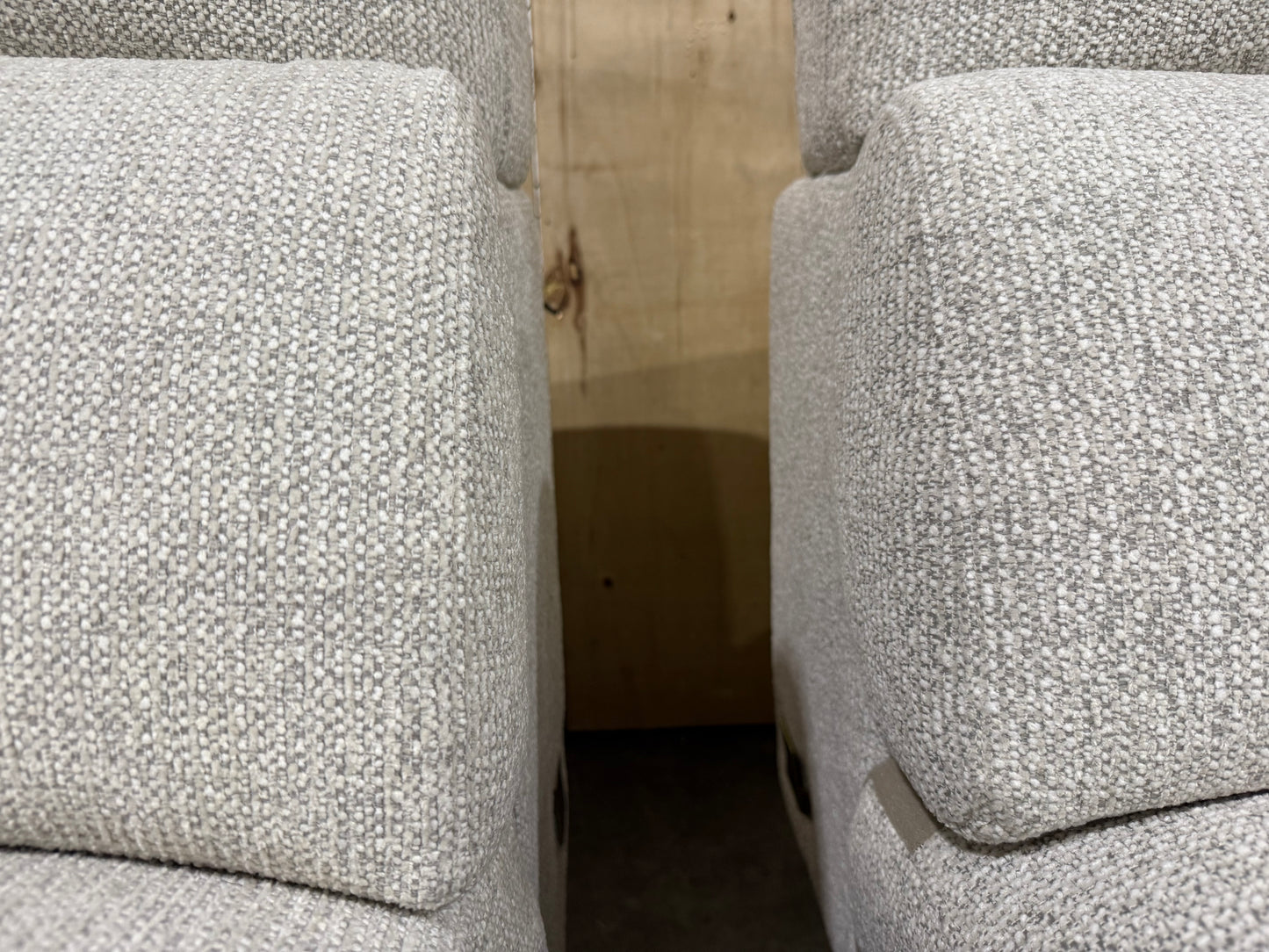 NSW MT24599 Sterling Electric Recliner Modular 2.5S LAF Milan Sand + 2.5S RAF & Corner Milan Pepper