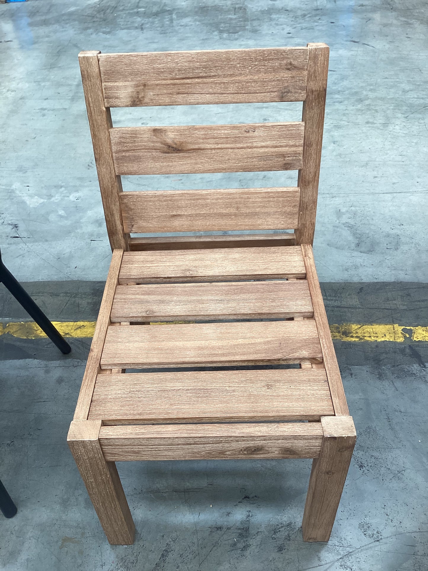 QLD QRS21682 Cannes Outdoor Dining Chair Acacia Natu