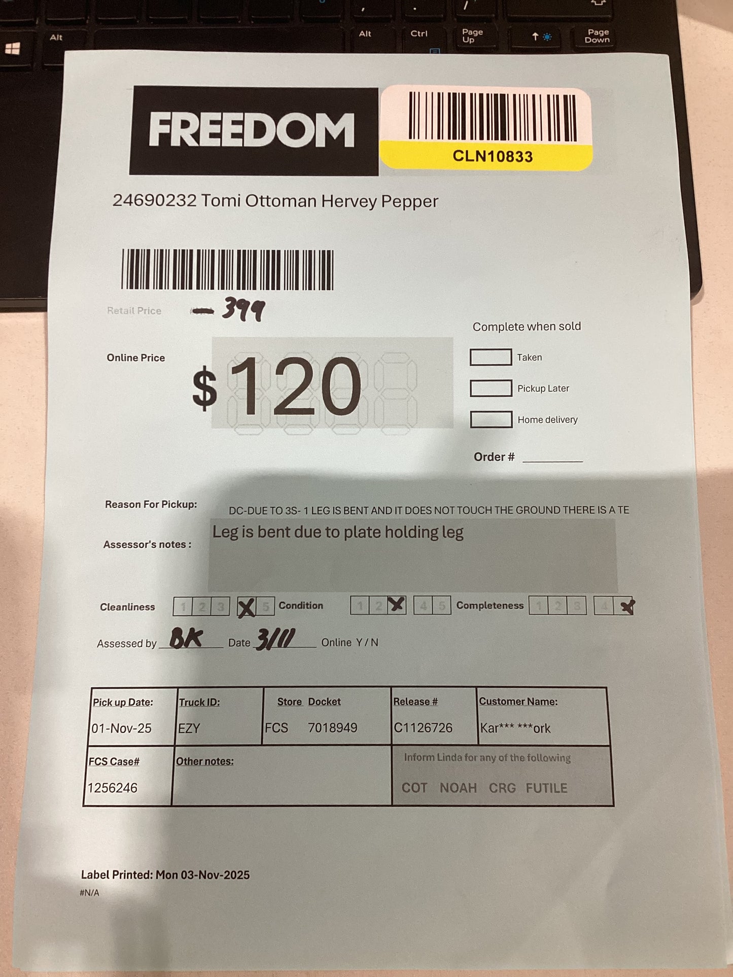 NSW CLN10833 Tomi Ottoman Hervey Pepper