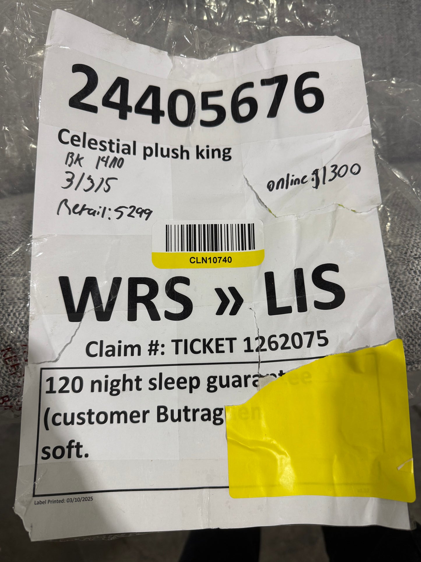 NSW CLN10740 Celestial Plush King