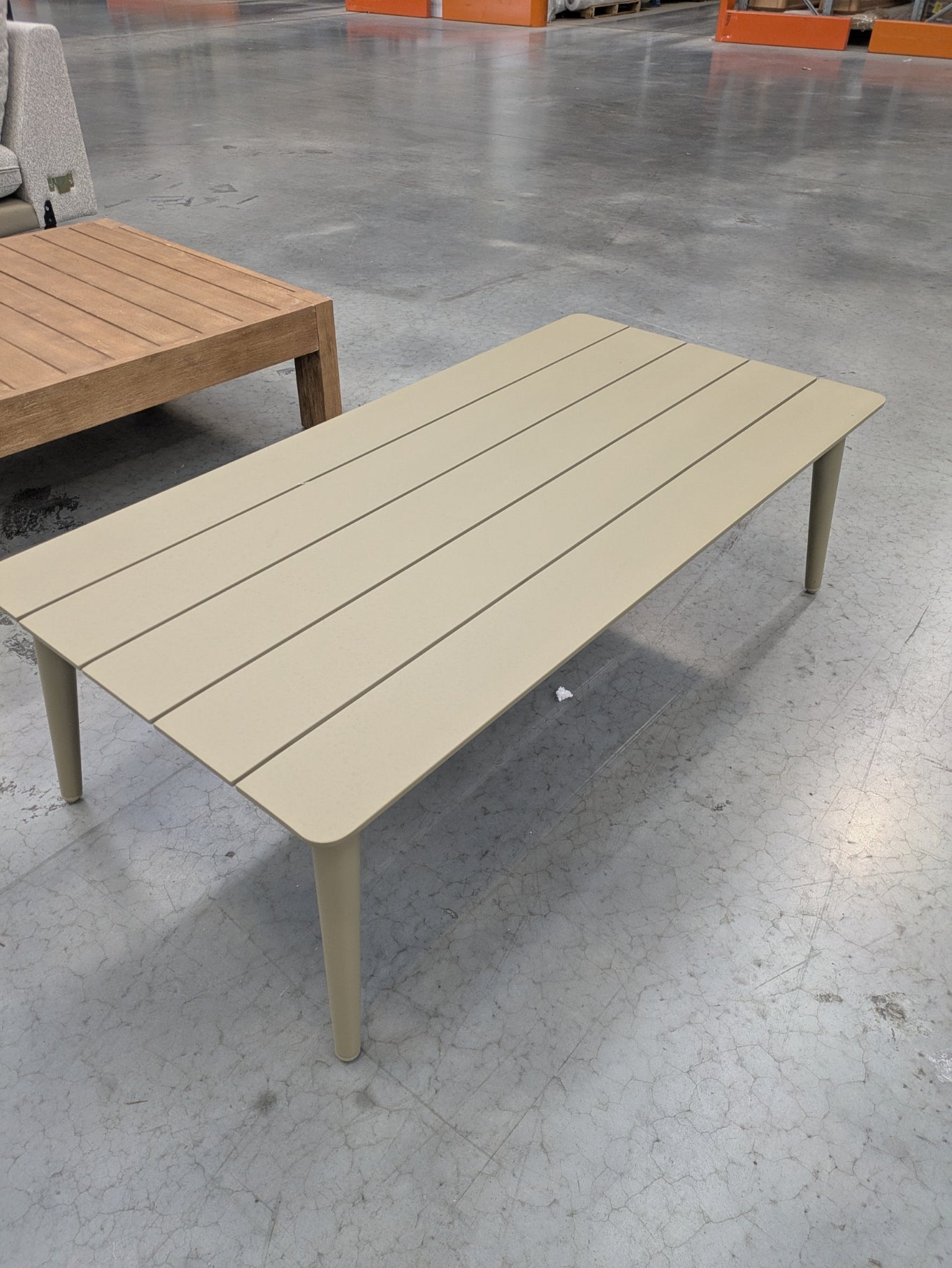 VICDC CLV20232 Figaro Outdoor Coffee Table Aluminum Green