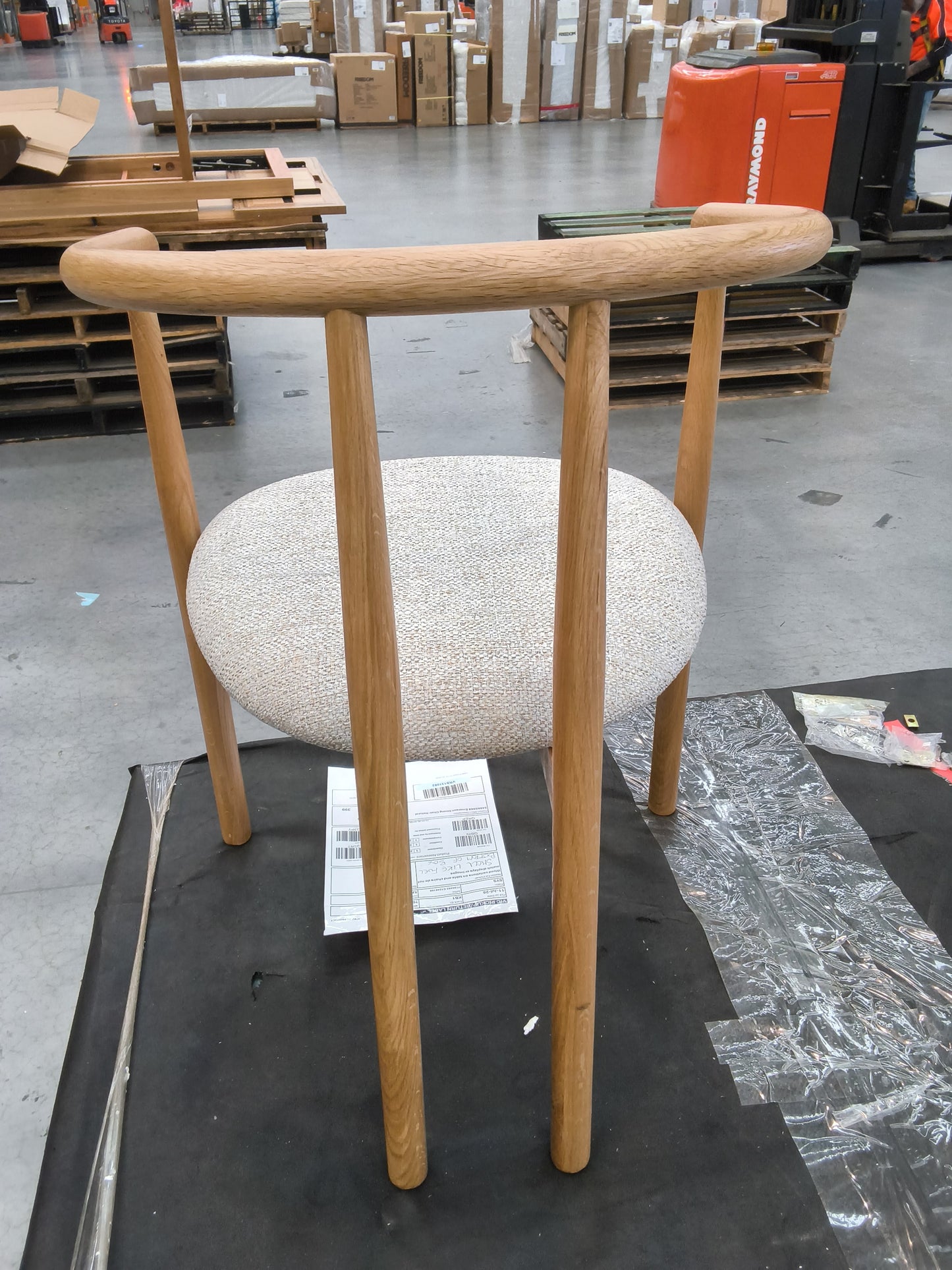 VICDC CLV20321 Emerson Dining Chair Natural