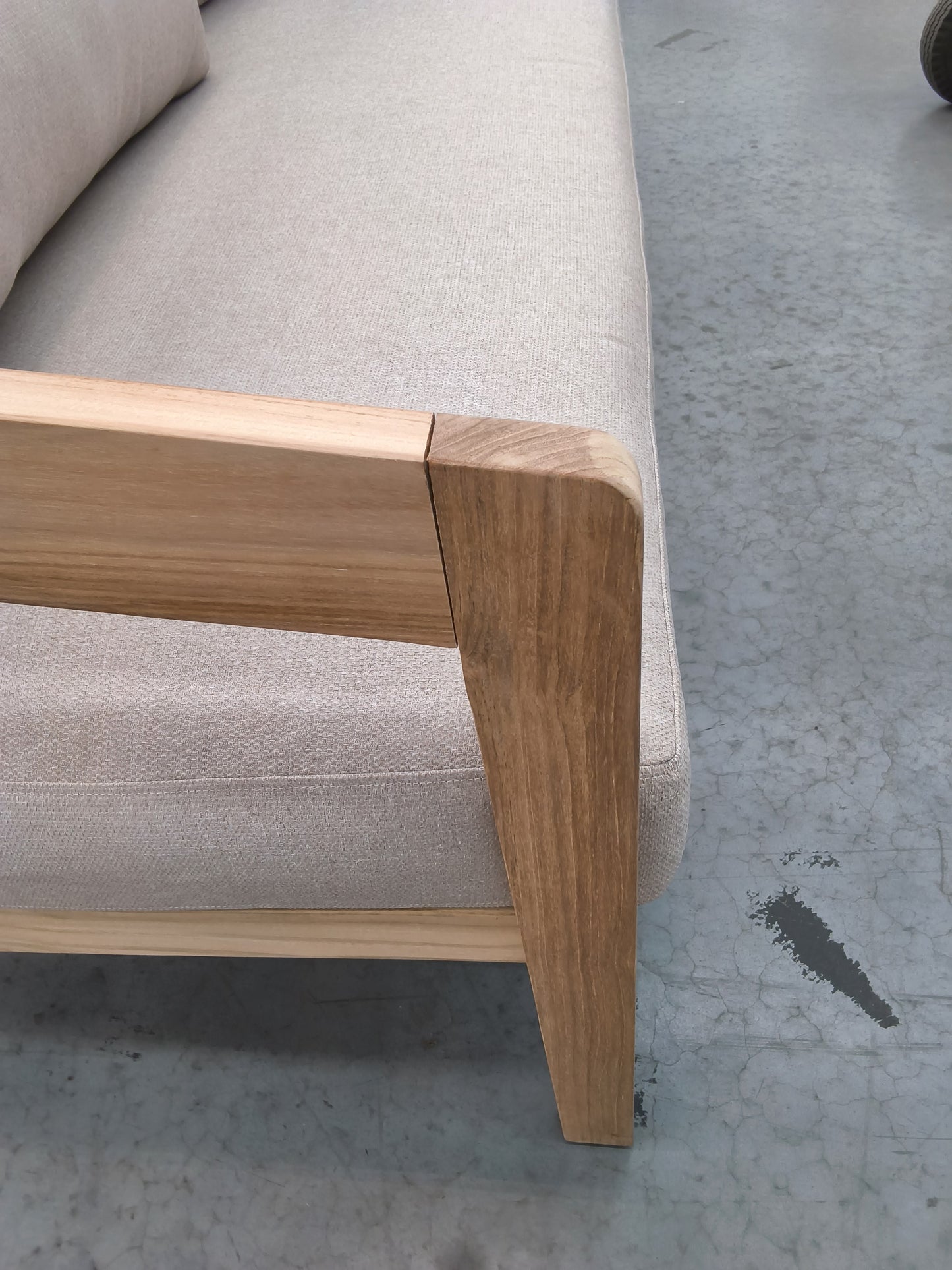 VICDC CLV20249 Boree Outdoor Sofa 3S Teak Natural