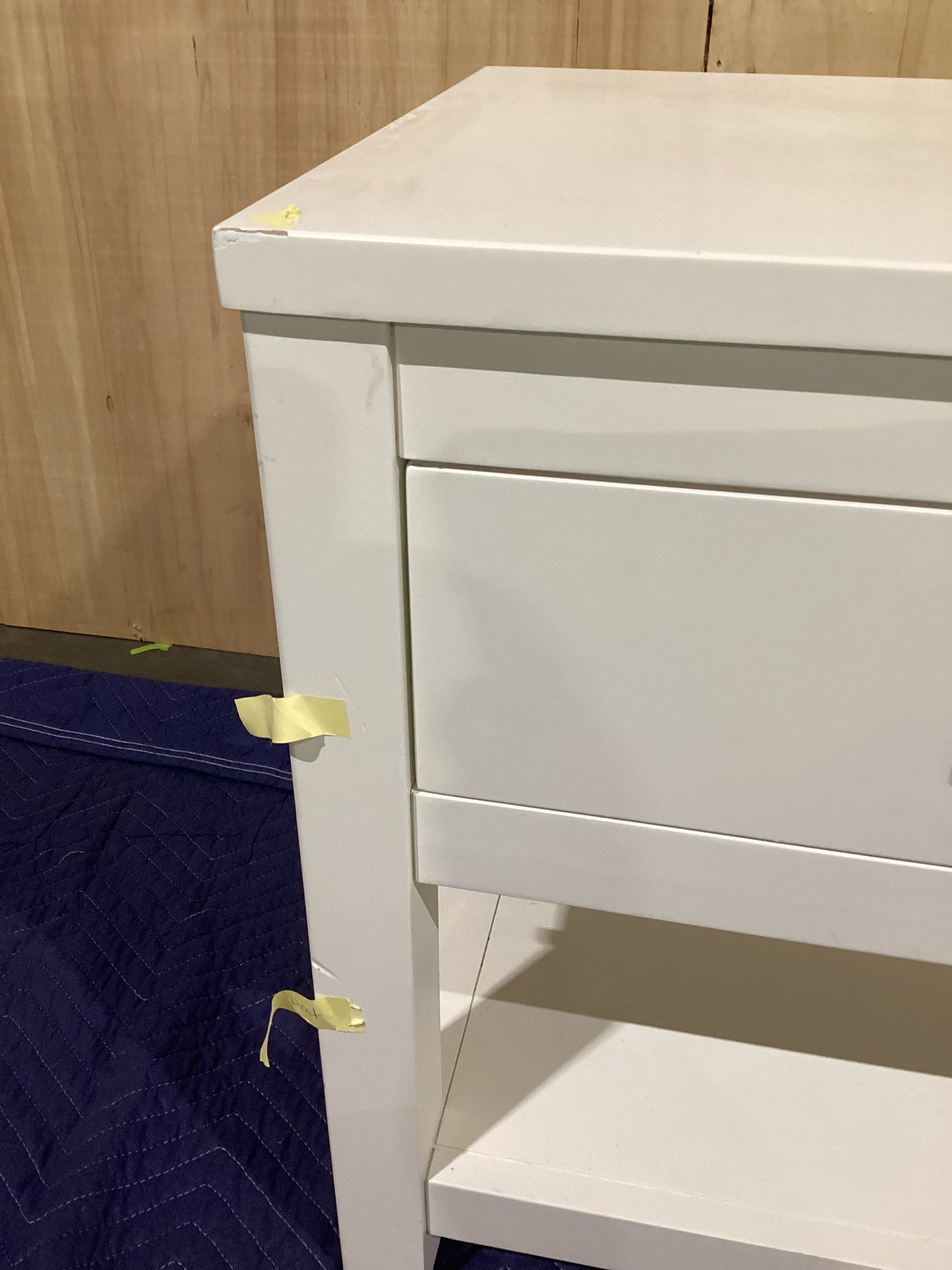 NSW CLN20943 Bayswater Bedside 1 Drawer MKII White