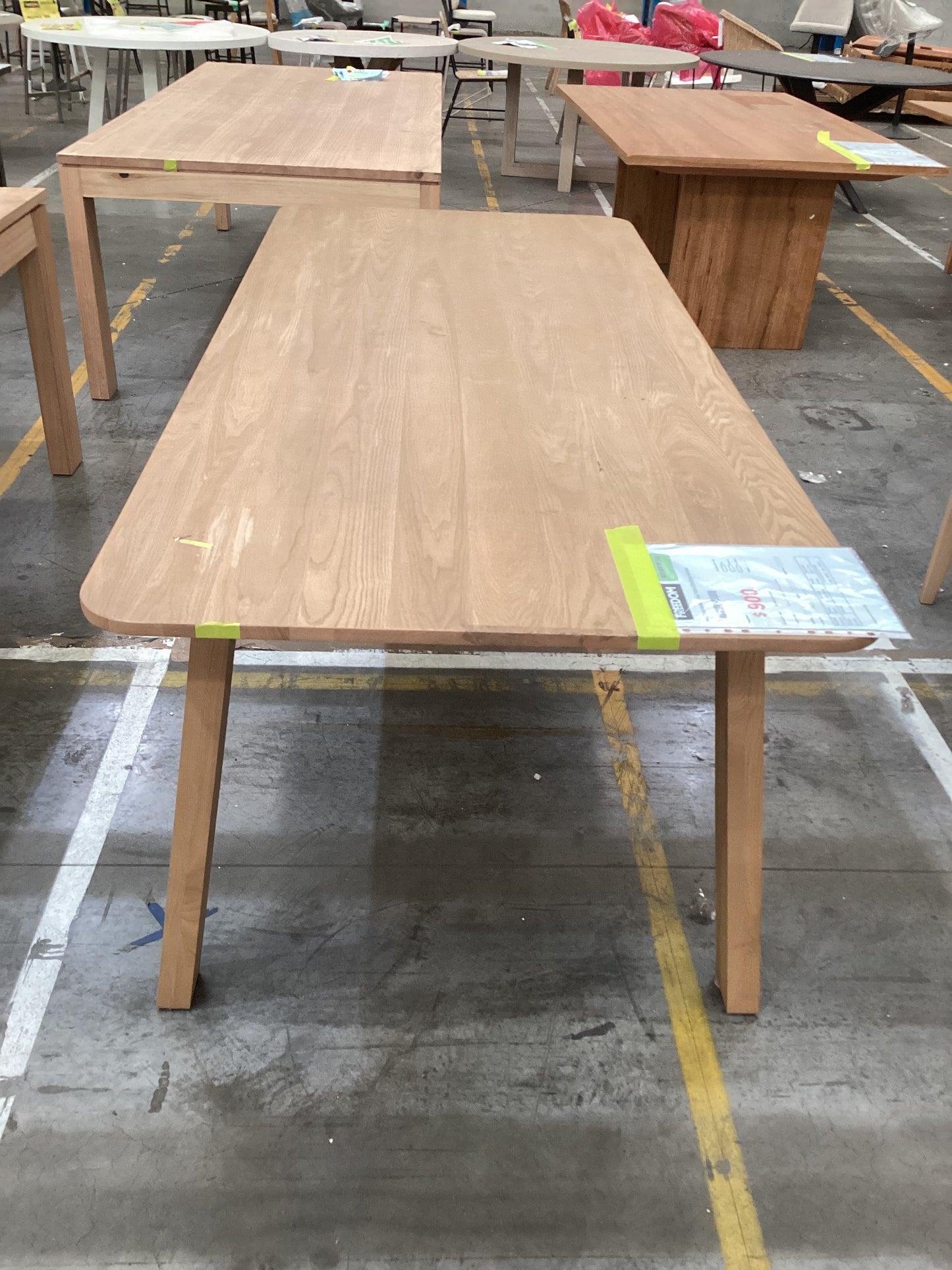 NSW PRN11014 Hallie Dining Table 220X95Cm  Natural M30