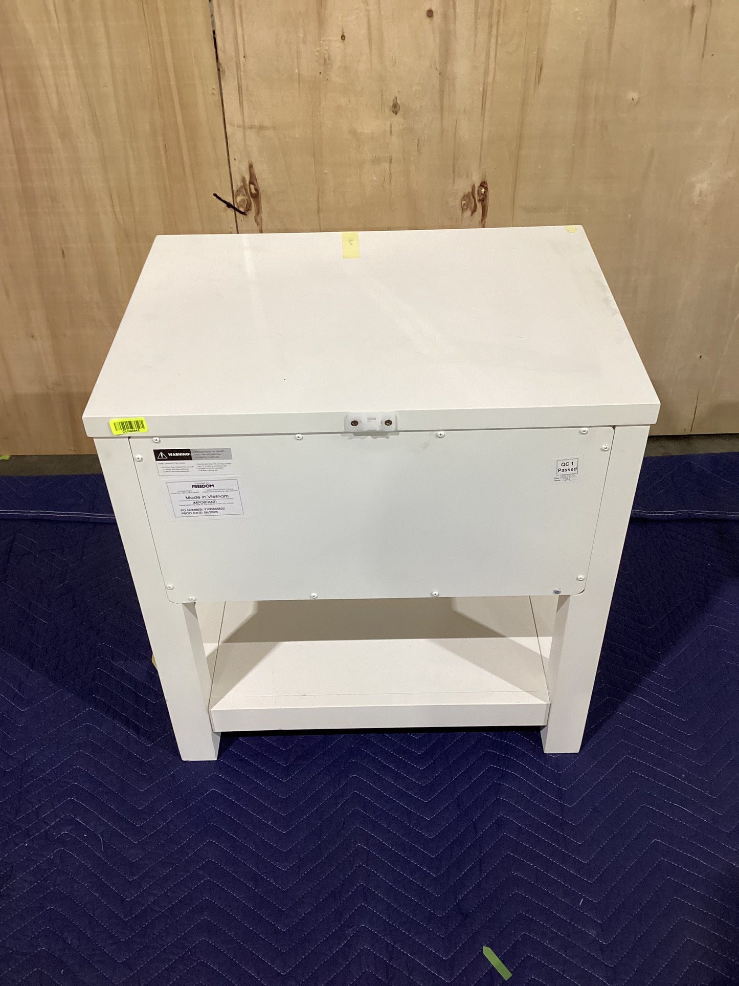 NSW CLN20943 Bayswater Bedside 1 Drawer MKII White