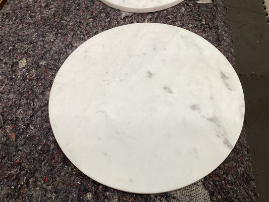 QLD QRS22774 Siena Nest of 2 Side Table   Marble / Go