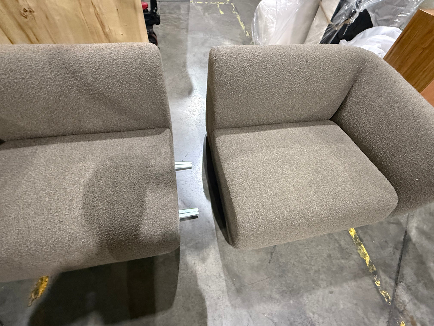 NSW MT24558 Zepplyn Modular 1s RAF+2 Armless 1s+Corner+ 1s LAF Jacquard Bocule Coffee