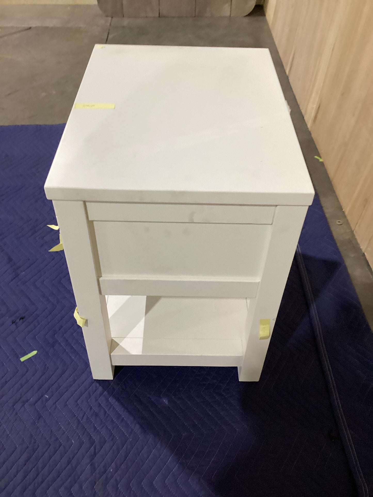 NSW CLN20943 Bayswater Bedside 1 Drawer MKII White