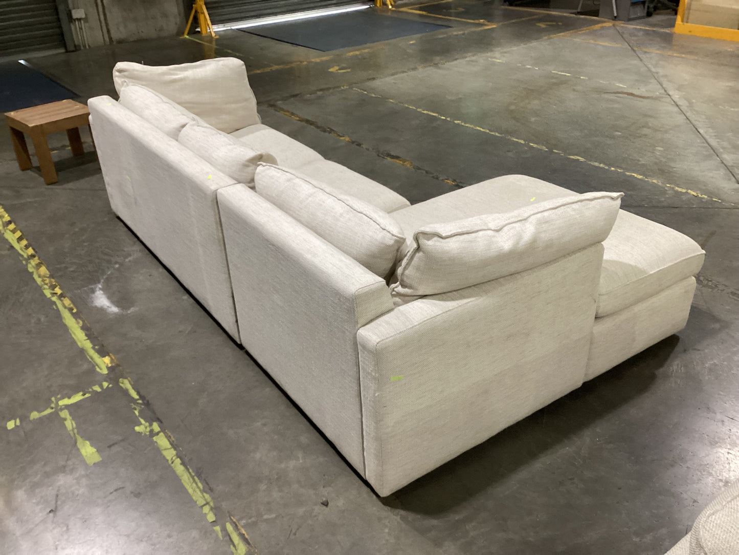 NSW MT24520 Sorrento Modular Sofa Bed 3S RAF + LAF Chaie Alpha Natural