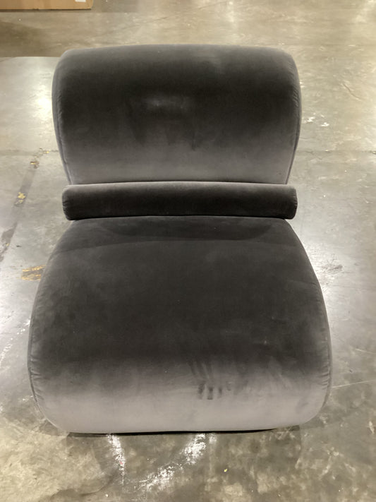 NSW CLV10010 Bea Occasional Chair Cotton Velvet Ash