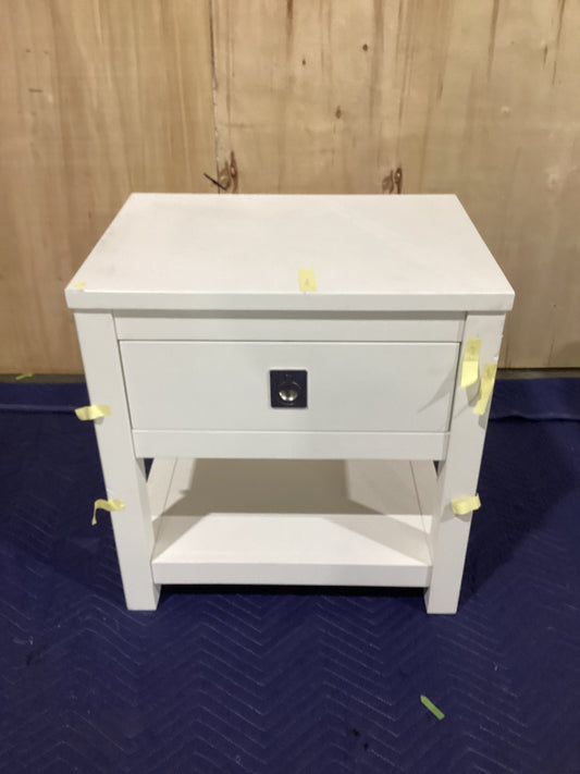 NSW CLN20943 Bayswater Bedside 1 Drawer MKII White