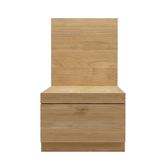 NSW DSV26007 DSV Fujin Bedside Table 1 Drawer Natural
