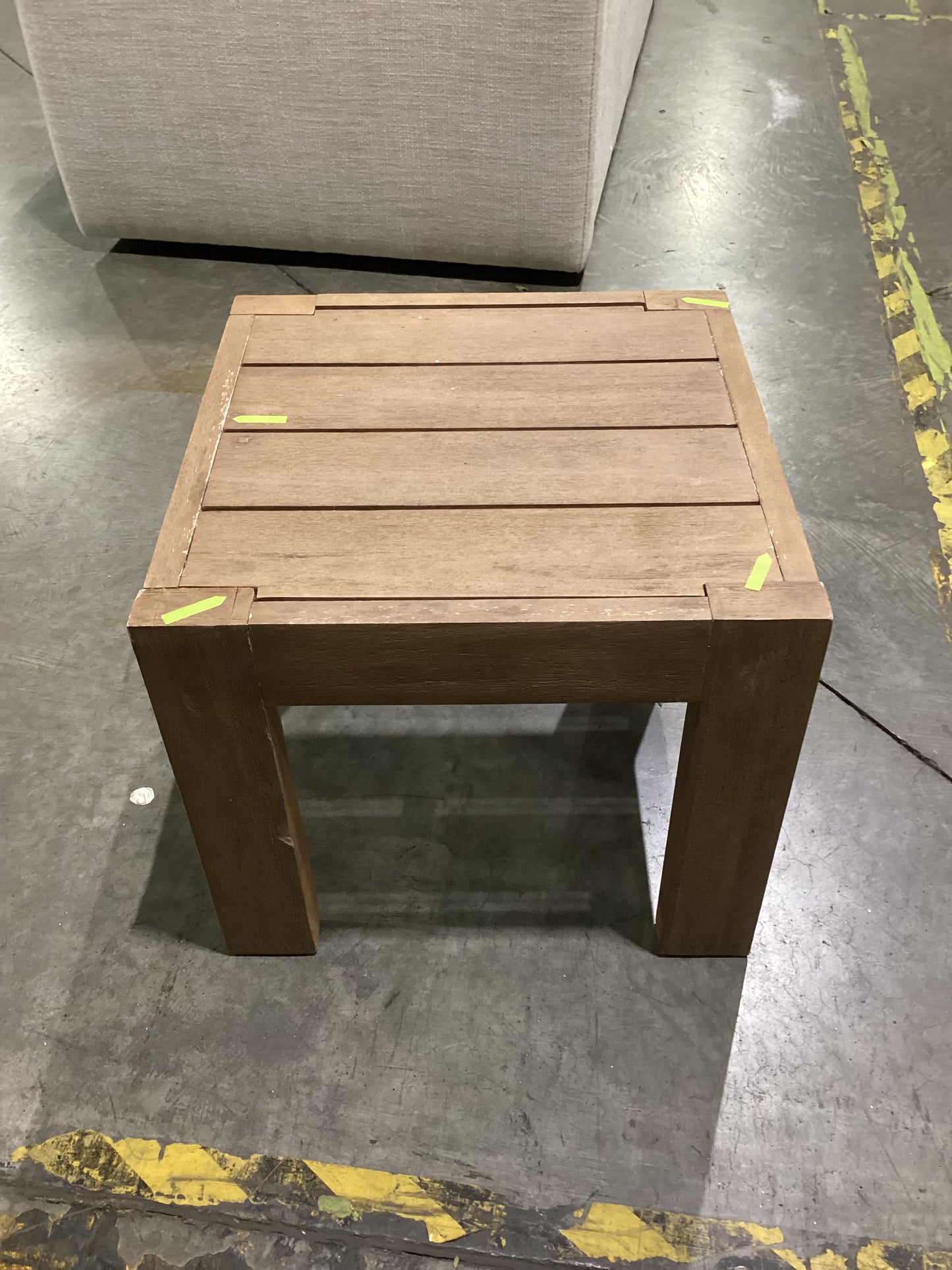 NSW CLN10736 Cannes Outdoor Side Table Acacia MKII