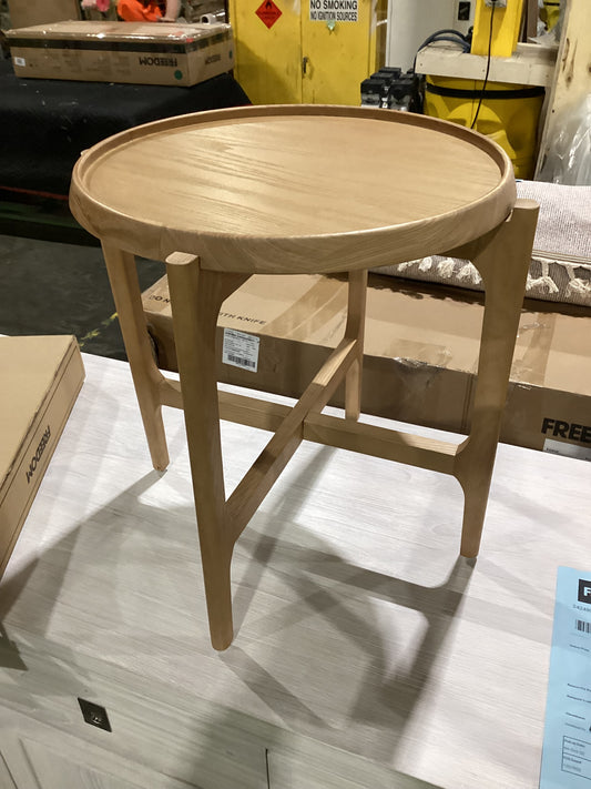 NSW PRN20283 Round Side Table Natural
