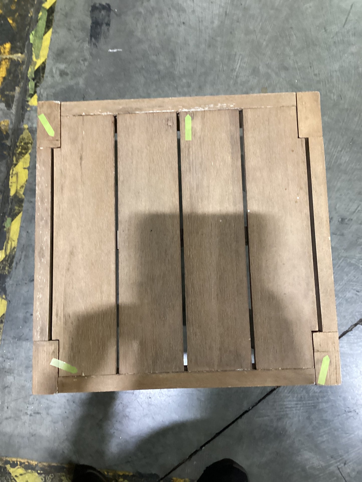 NSW CLN10736 Cannes Outdoor Side Table Acacia MKII