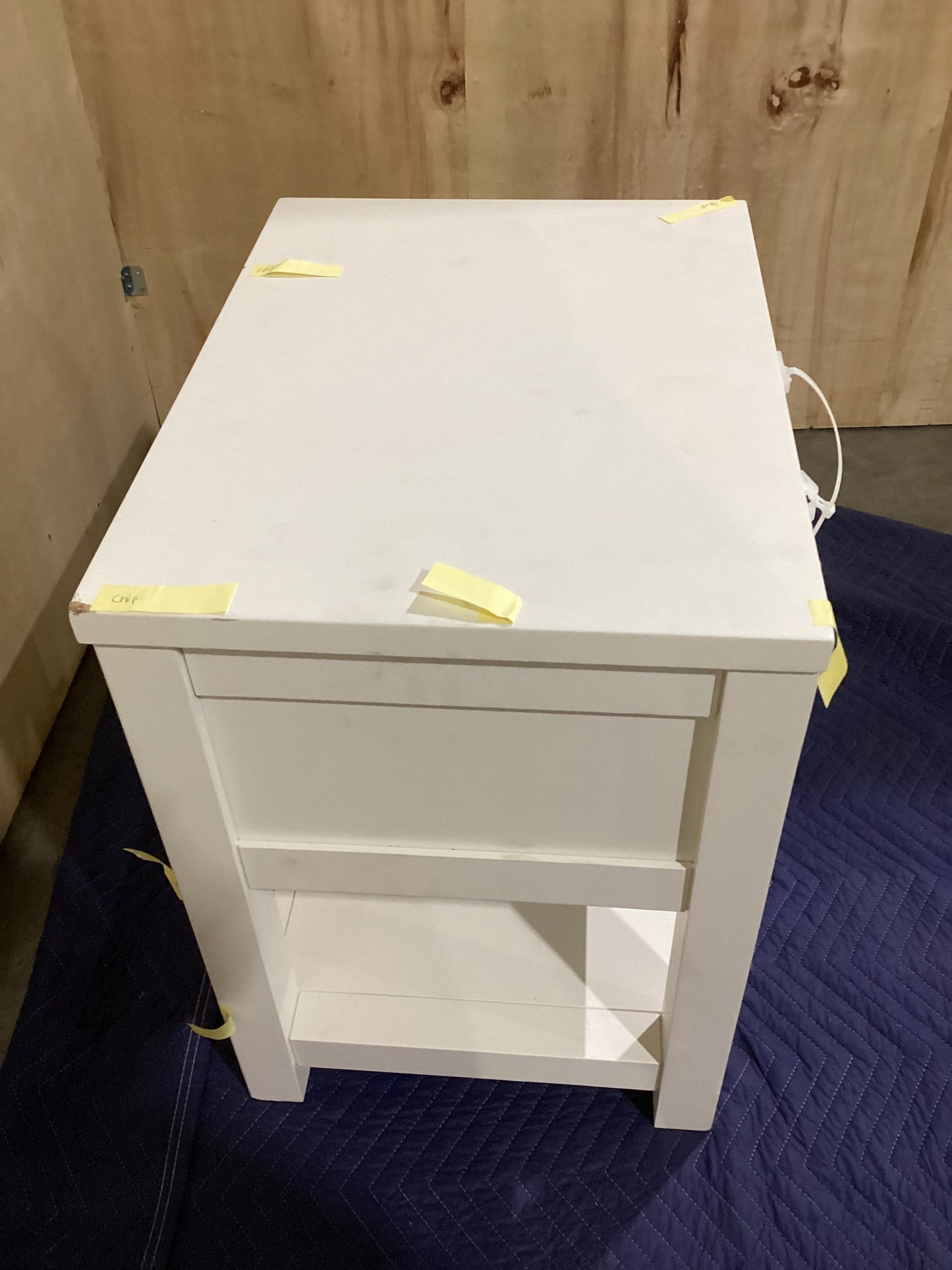 NSW CLN20944 Bayswater Bedside 1 Drawer MKII White