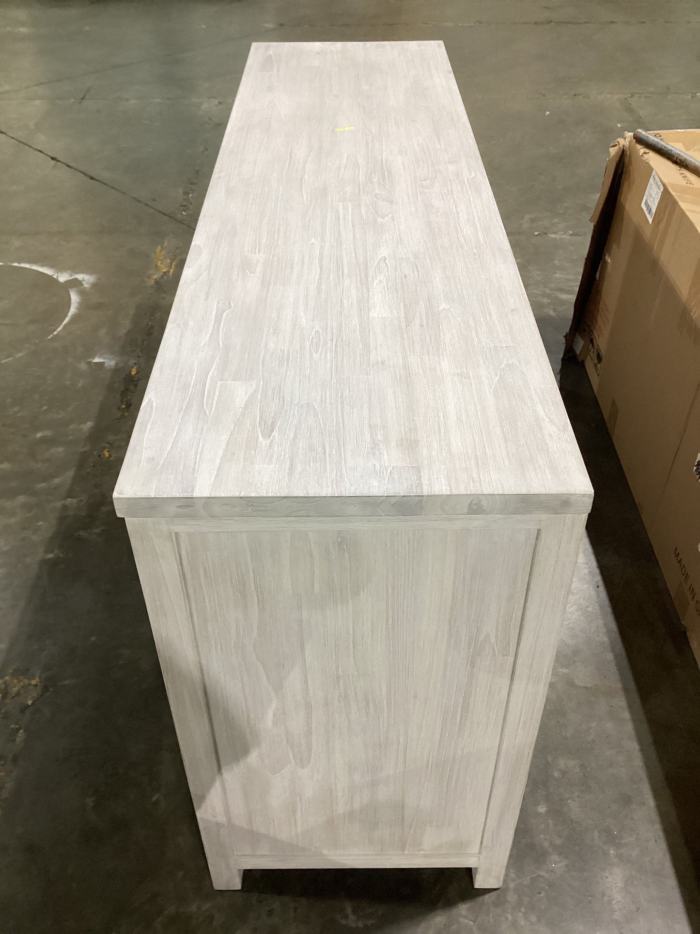 NSW PRN20284 Cancun Buffet 4 Door 2 Drawer White Wash