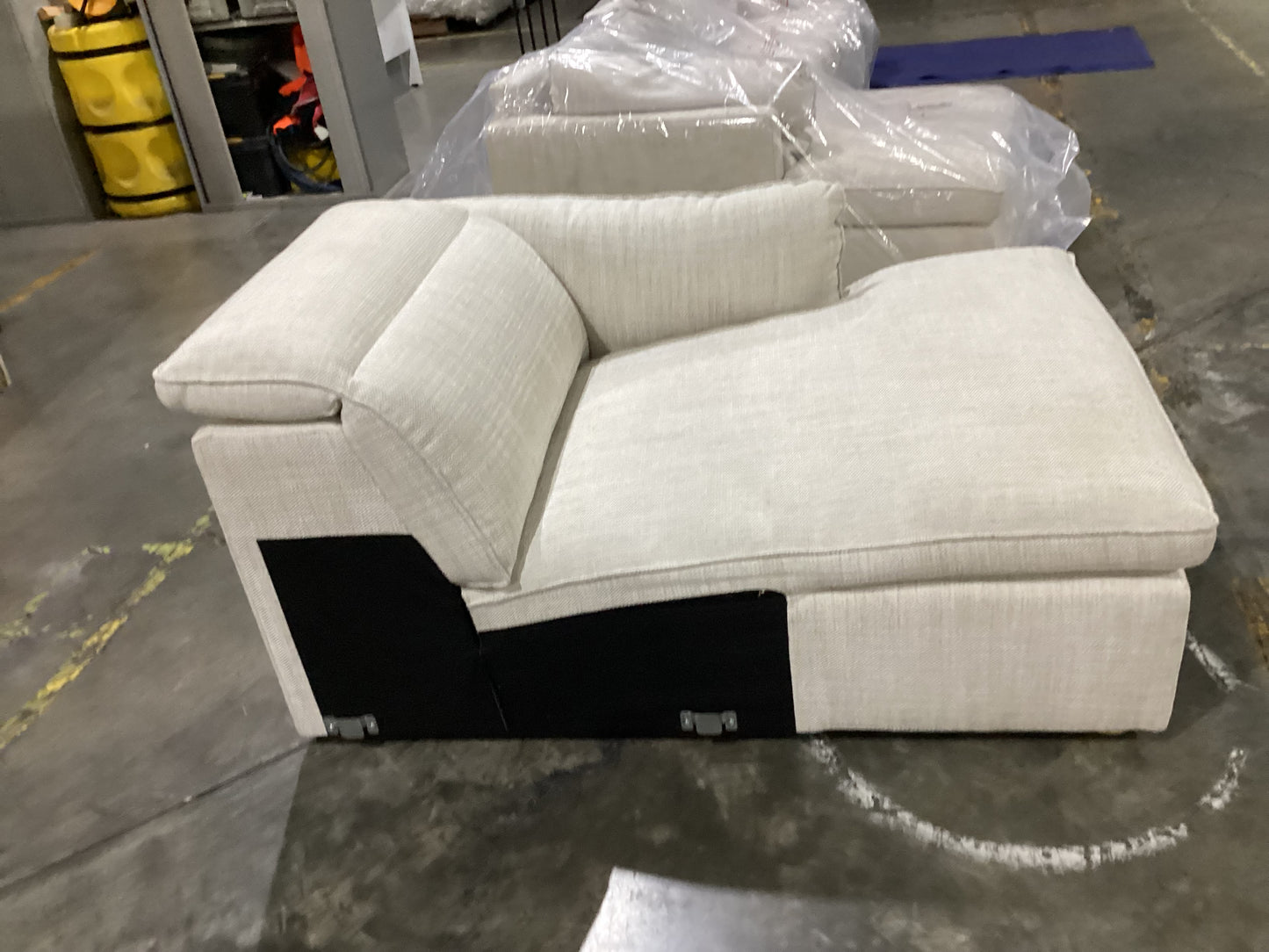 NSW CLN10737 Sorrento Recliner Modular Chaise RAF Alpha Natural