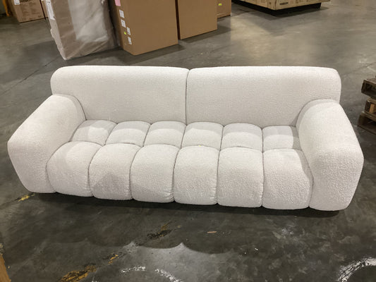 NSW CLN10807 Aero Sofa 3S Jacquard Boucle Cream