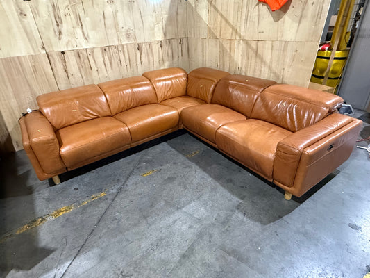 NSW MT24713 Henry Electric Recliner Modular 2.5s RAF+2.5s LAF+Corner