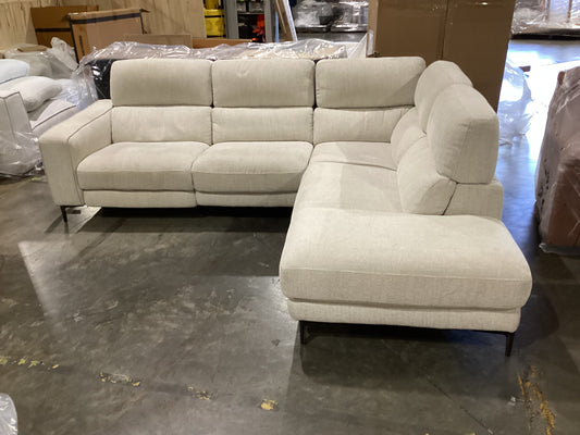 NSW MT24515 Connery Recliner Modular Corner Terminal RAF+2.5S LAF Alvis Frost Grey (1 Motion)