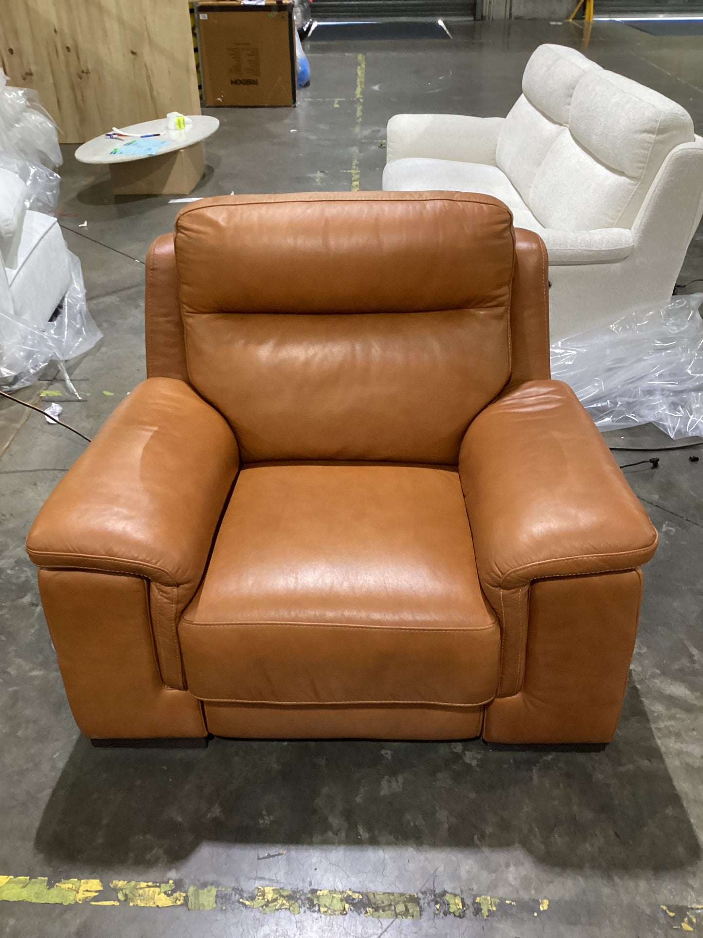 NSW PRN20280 Barret Battery Recliner Armchair Memphis Caramel