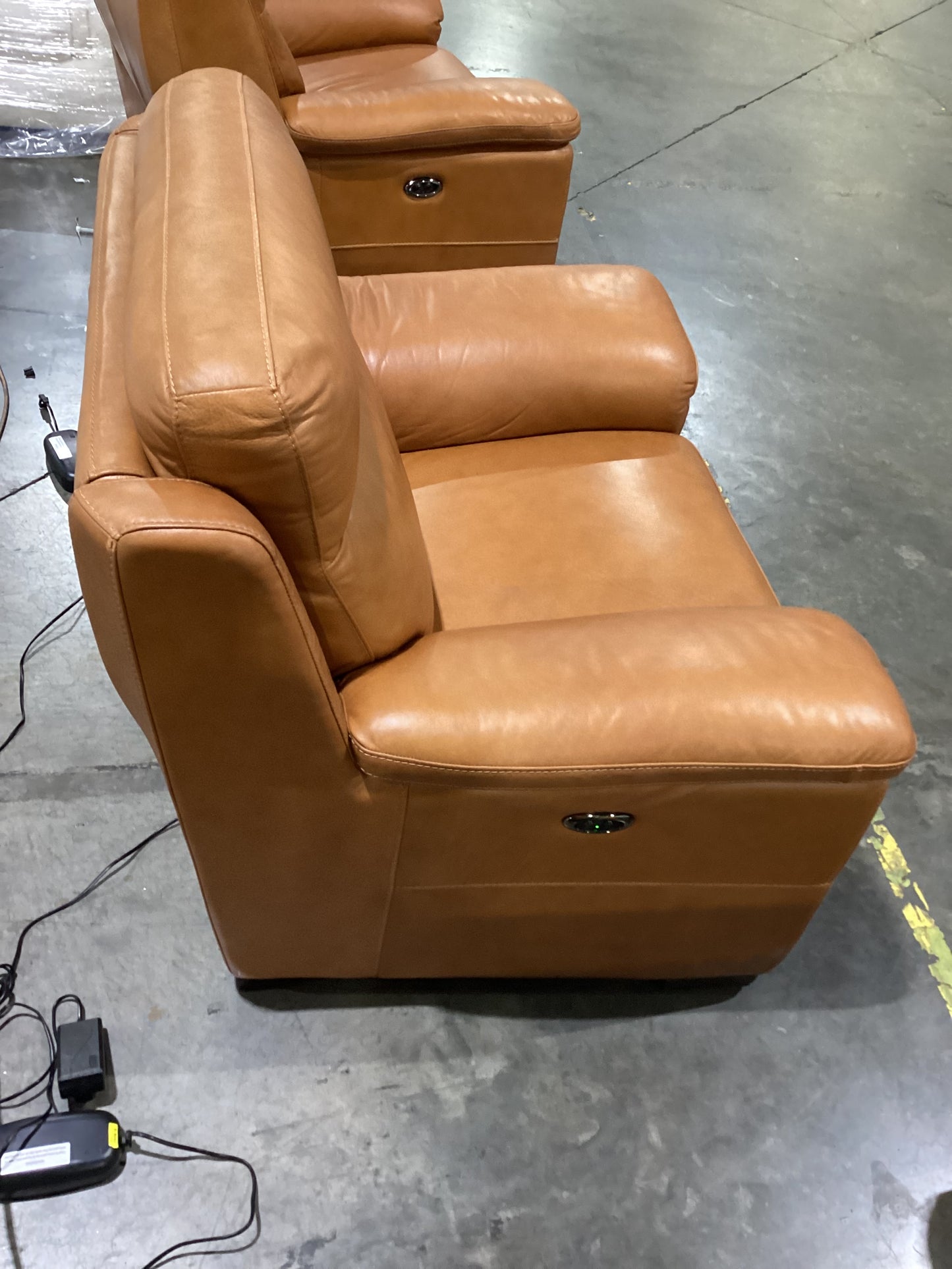 NSW PRN20280 Barret Battery Recliner Armchair Memphis Caramel