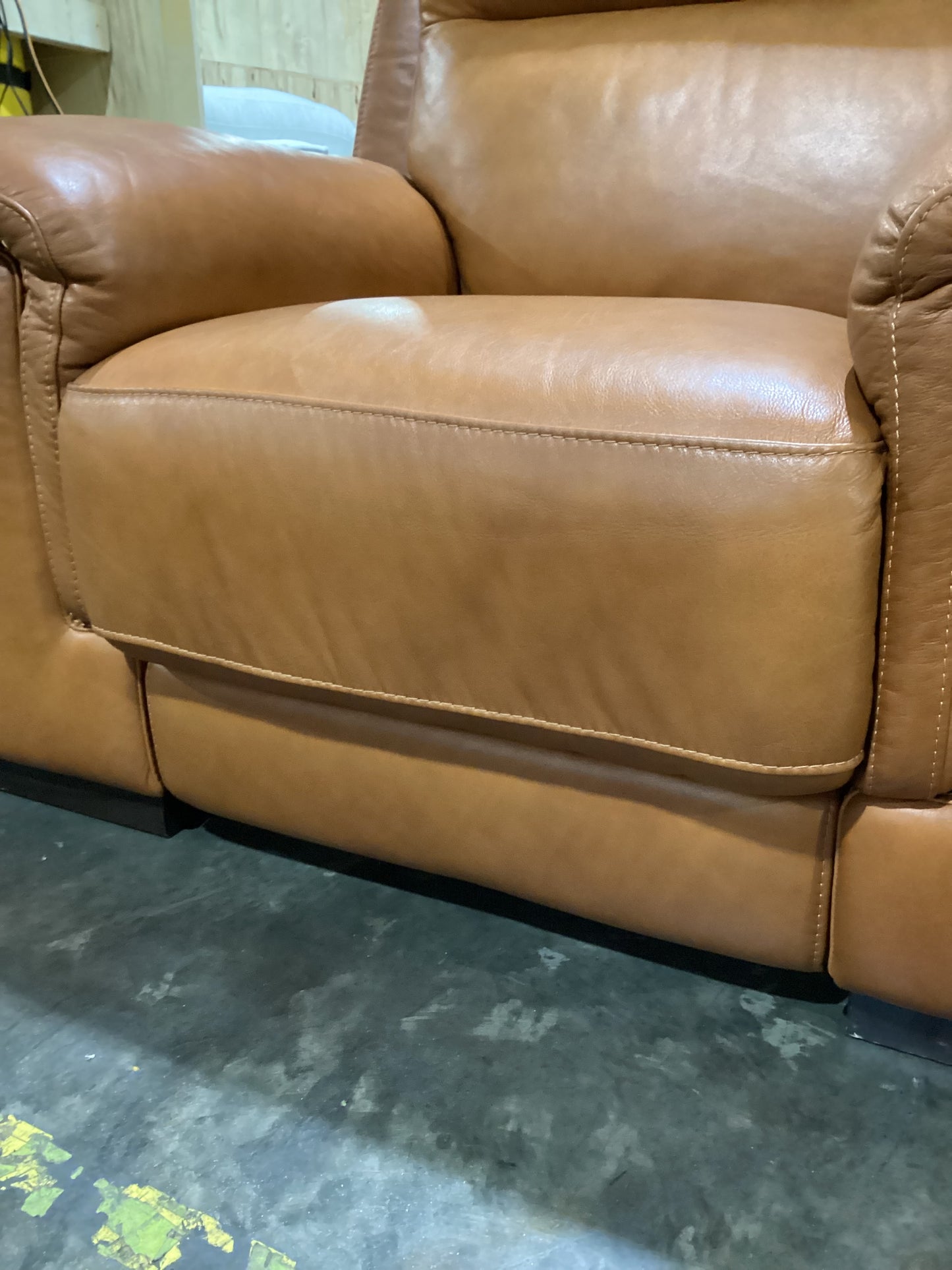 NSW PRN20280 Barret Battery Recliner Armchair Memphis Caramel