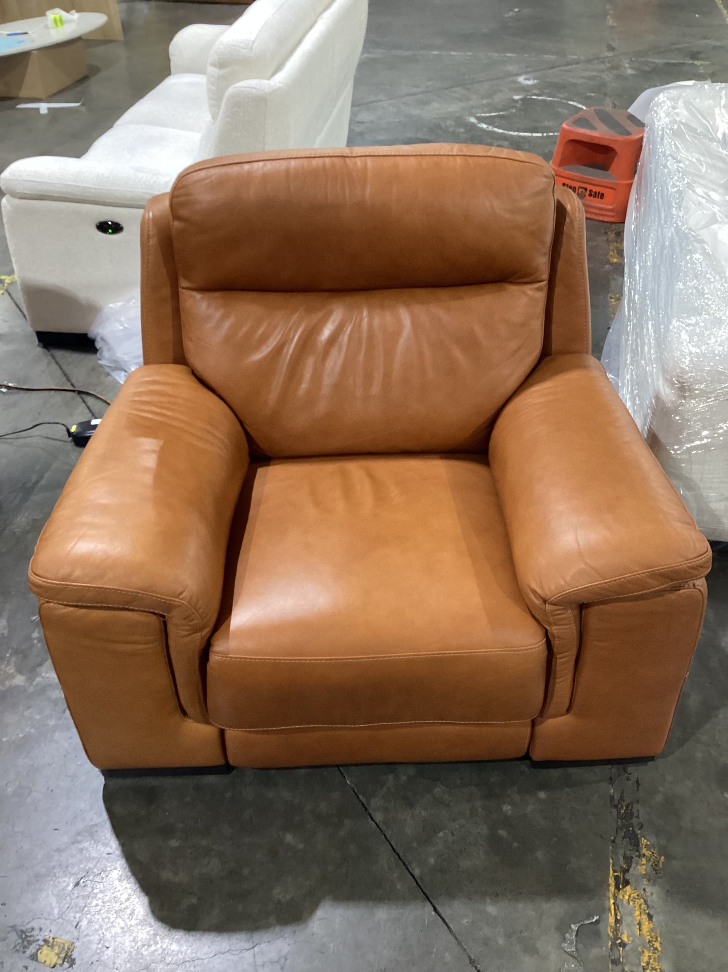 NSW PRN20281 Barret Battery Recliner Armchair Memphis Caramel