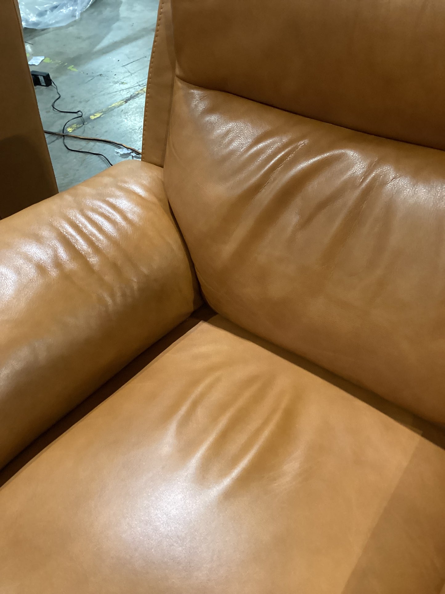 NSW PRN20281 Barret Battery Recliner Armchair Memphis Caramel