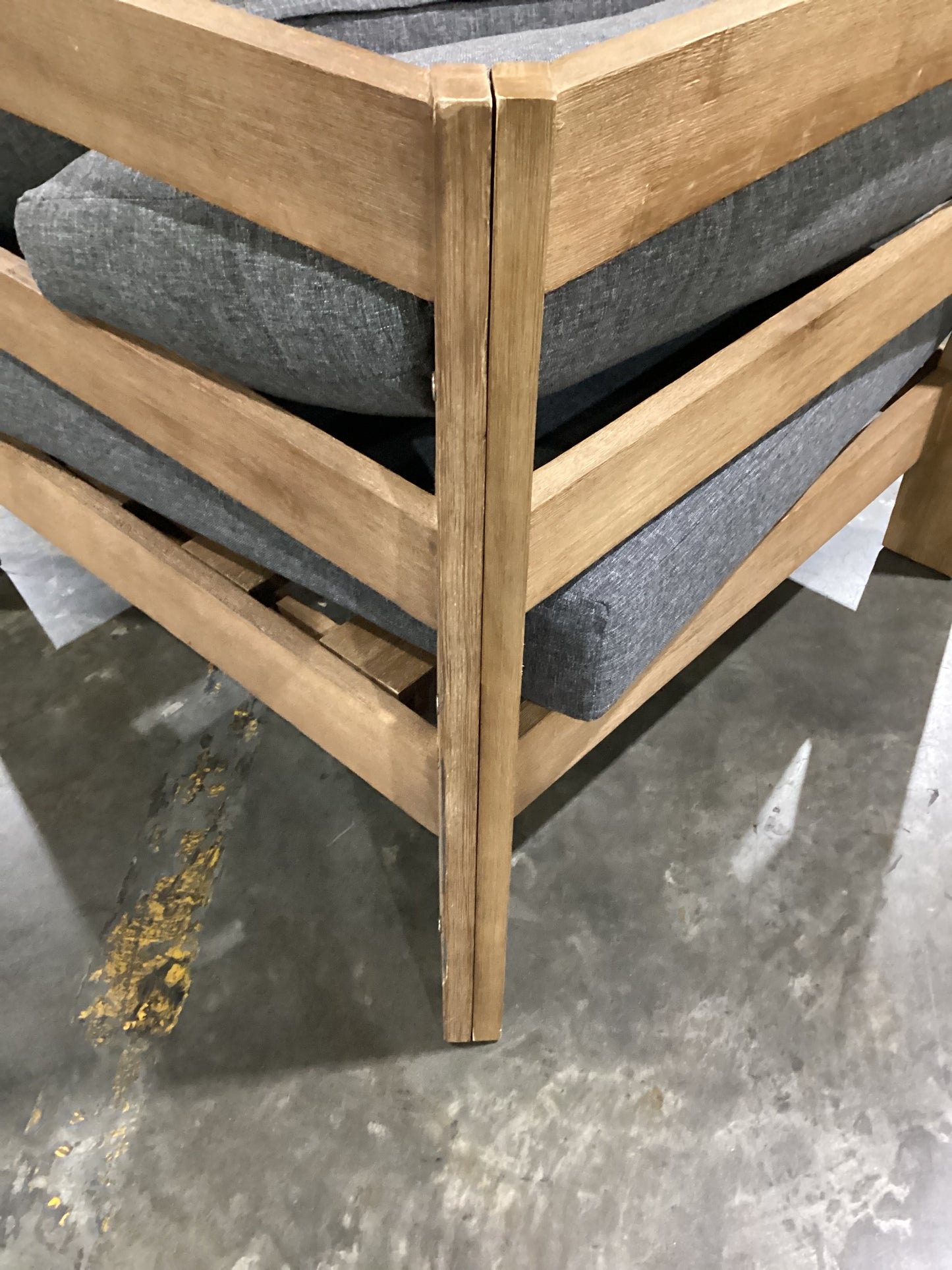 NSW CLN21000 Cannes Outdoor Modular Corner Acacia Charcoal