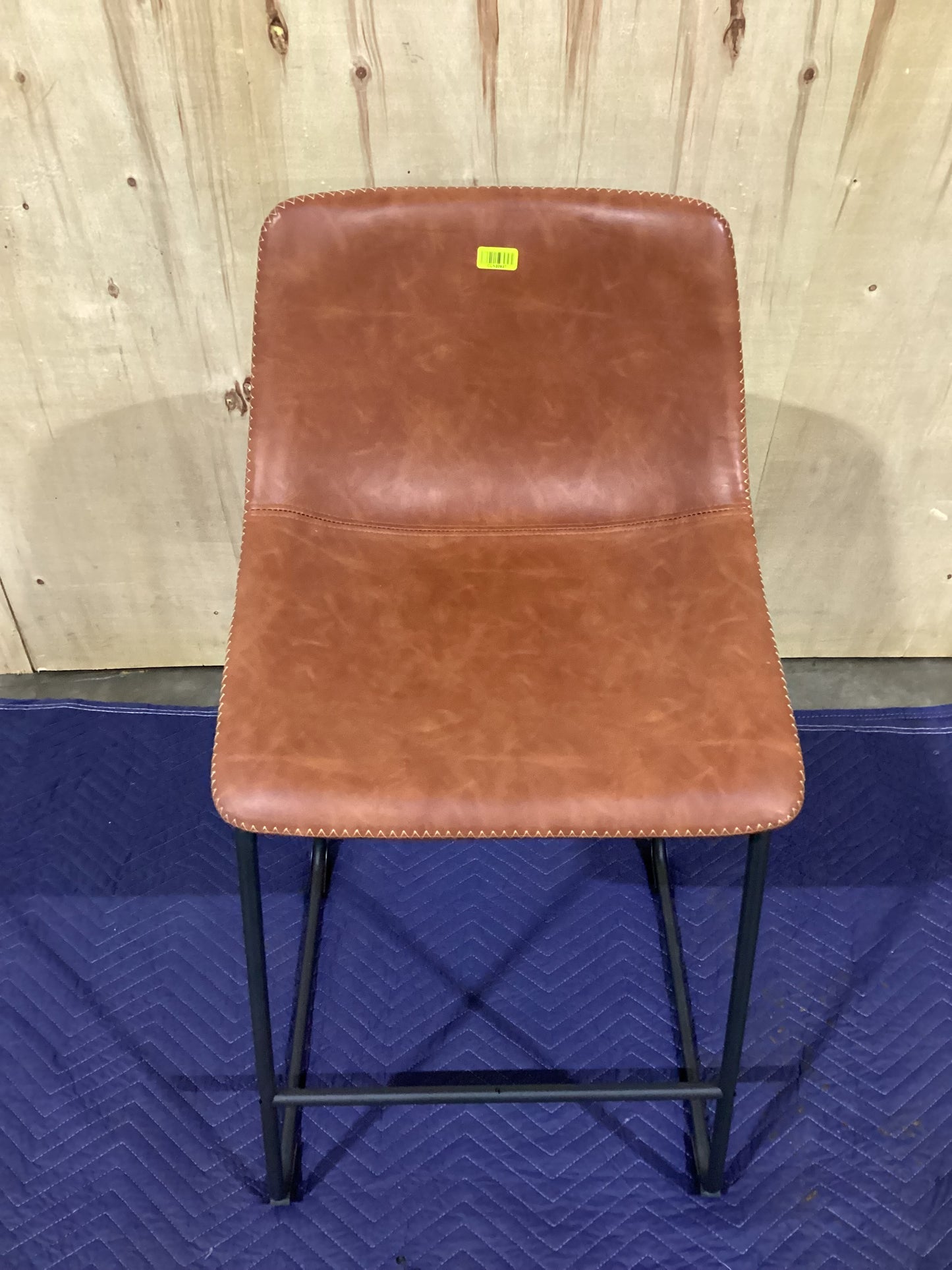 NSW CLN20927 Saddle Counter Stool 63CM Tawny Tan