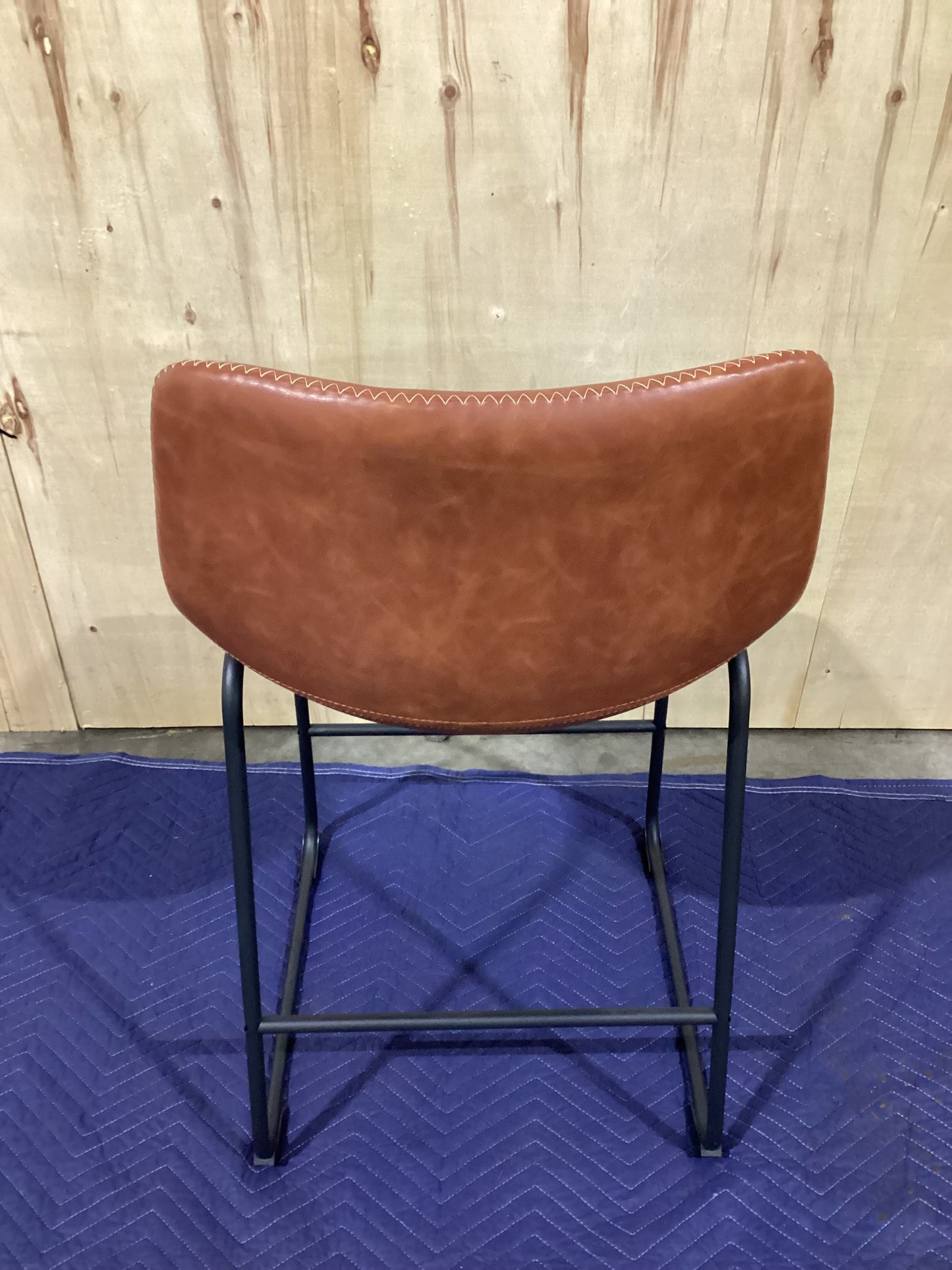 NSW CLN20927 Saddle Counter Stool 63CM Tawny Tan