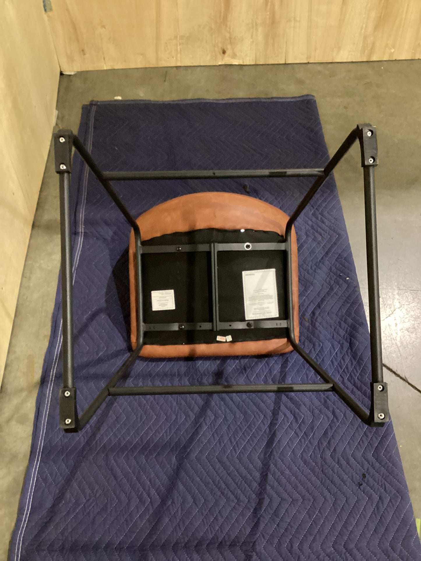 NSW CLN20927 Saddle Counter Stool 63CM Tawny Tan