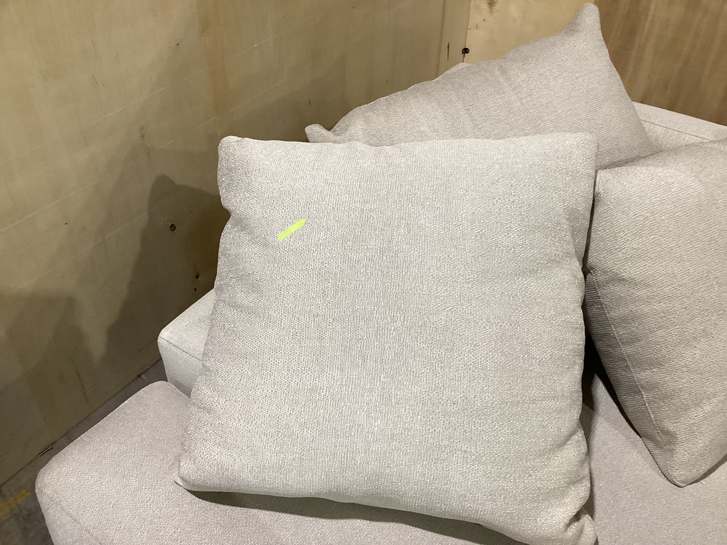 NSW MT24523 Noosa Deep Modular Sofa 3S RAF+3S LAF Carrick Snow