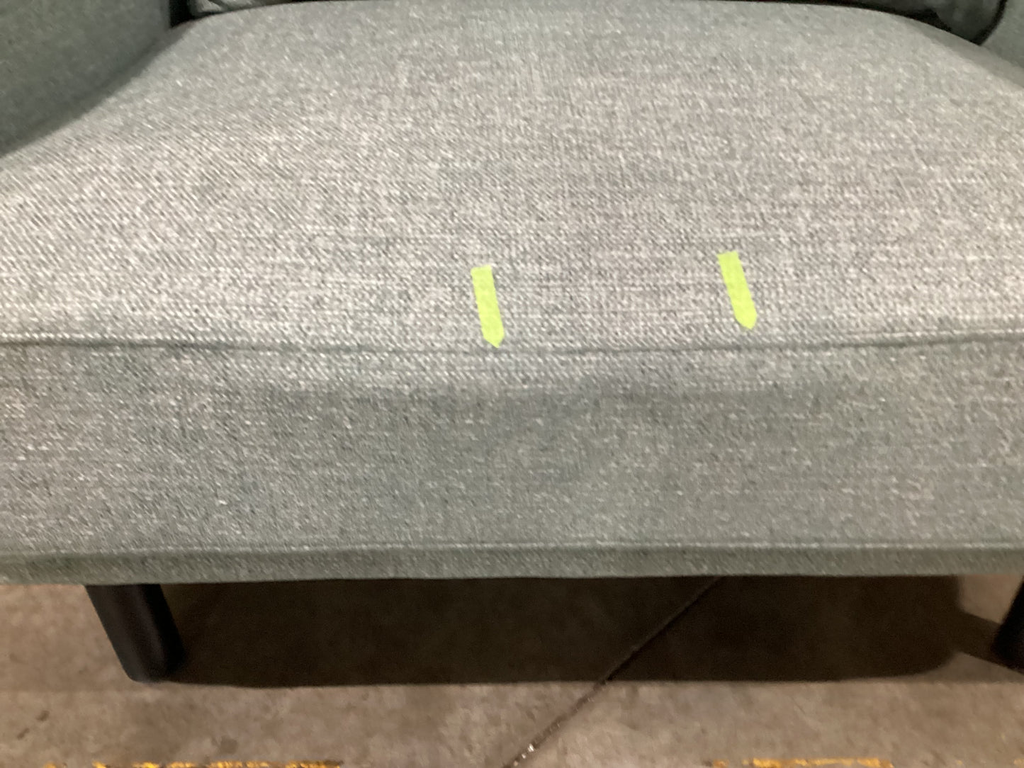 NSW PRN20295 Cleo Armchair Black Leg Hervey Peacock