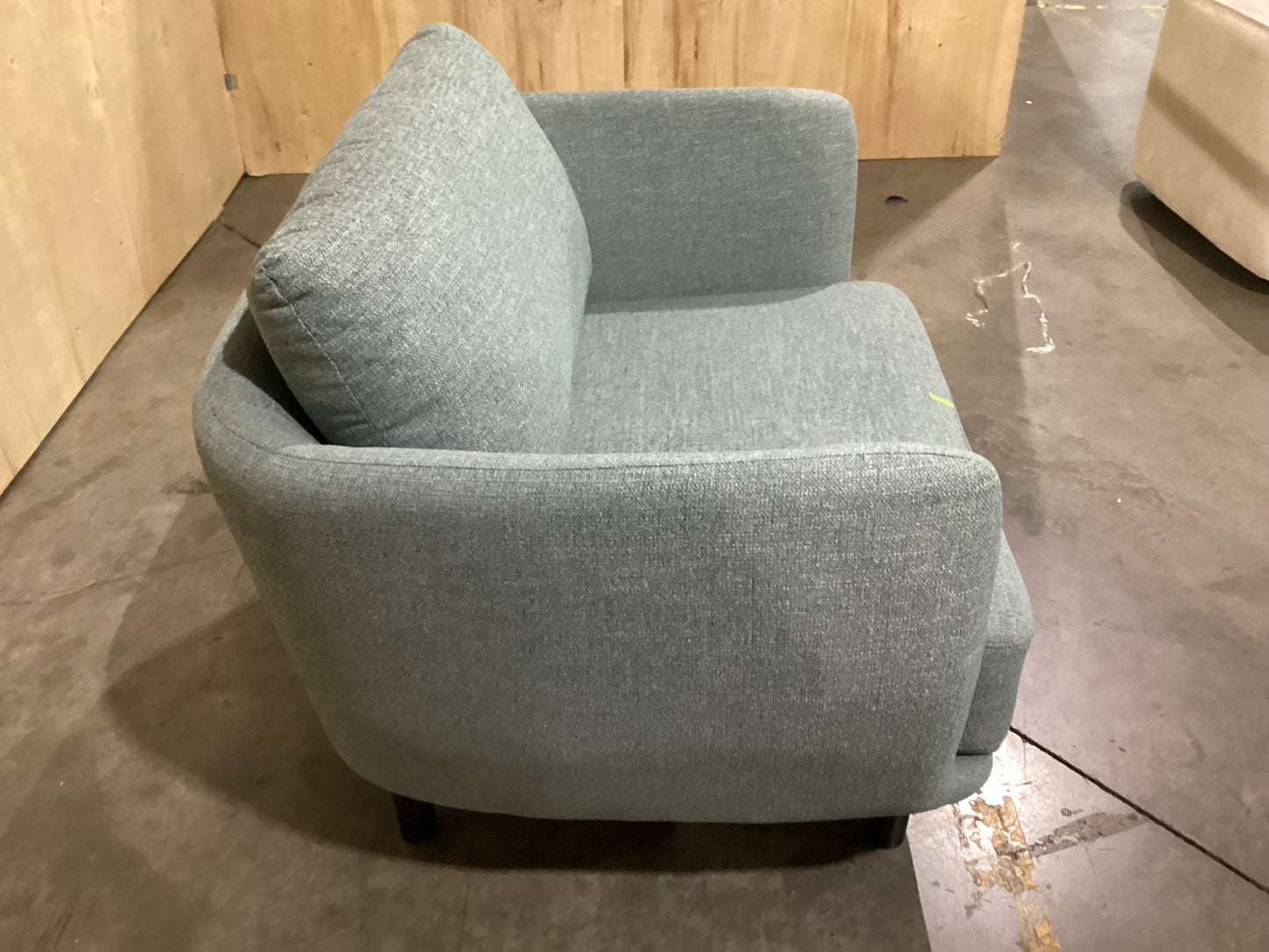 NSW PRN20295 Cleo Armchair Black Leg Hervey Peacock