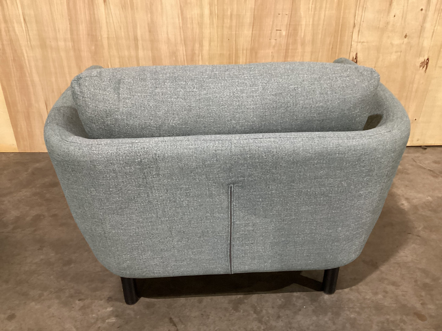 NSW PRN20295 Cleo Armchair Black Leg Hervey Peacock