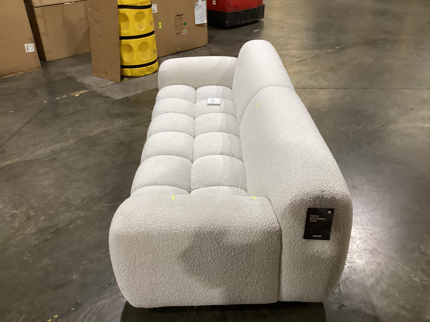 NSW CLN10744 Aero Sofa 3S Jacquard Boucle Cream