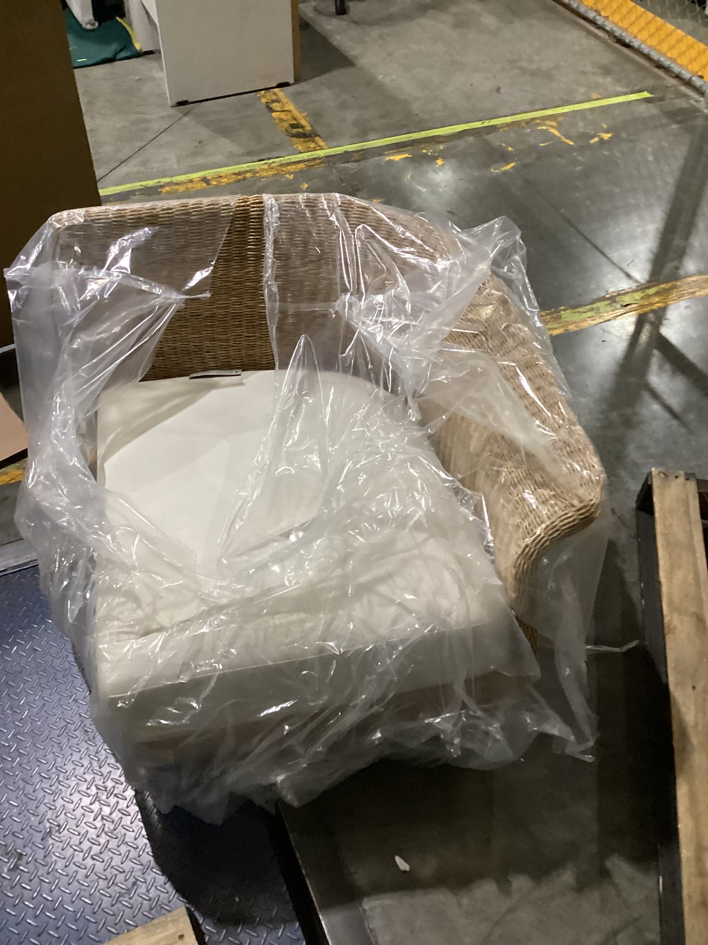 NSW CLN20940 Sonata Outdoor Modular 1S RAF Wicker/Olefin Natural