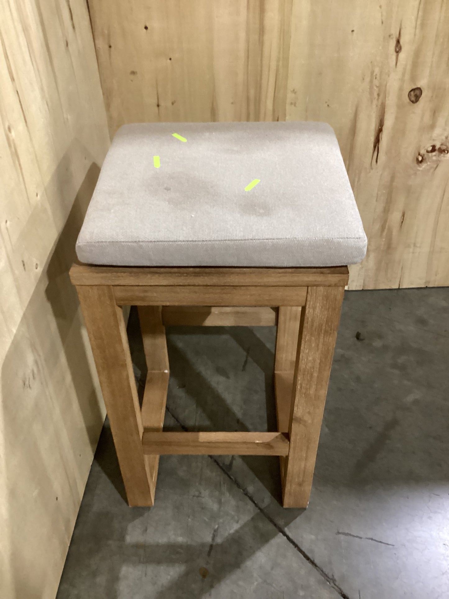 NSW CLN10756 Cannes Outdoor Bar Stool Acacia Natural MKII