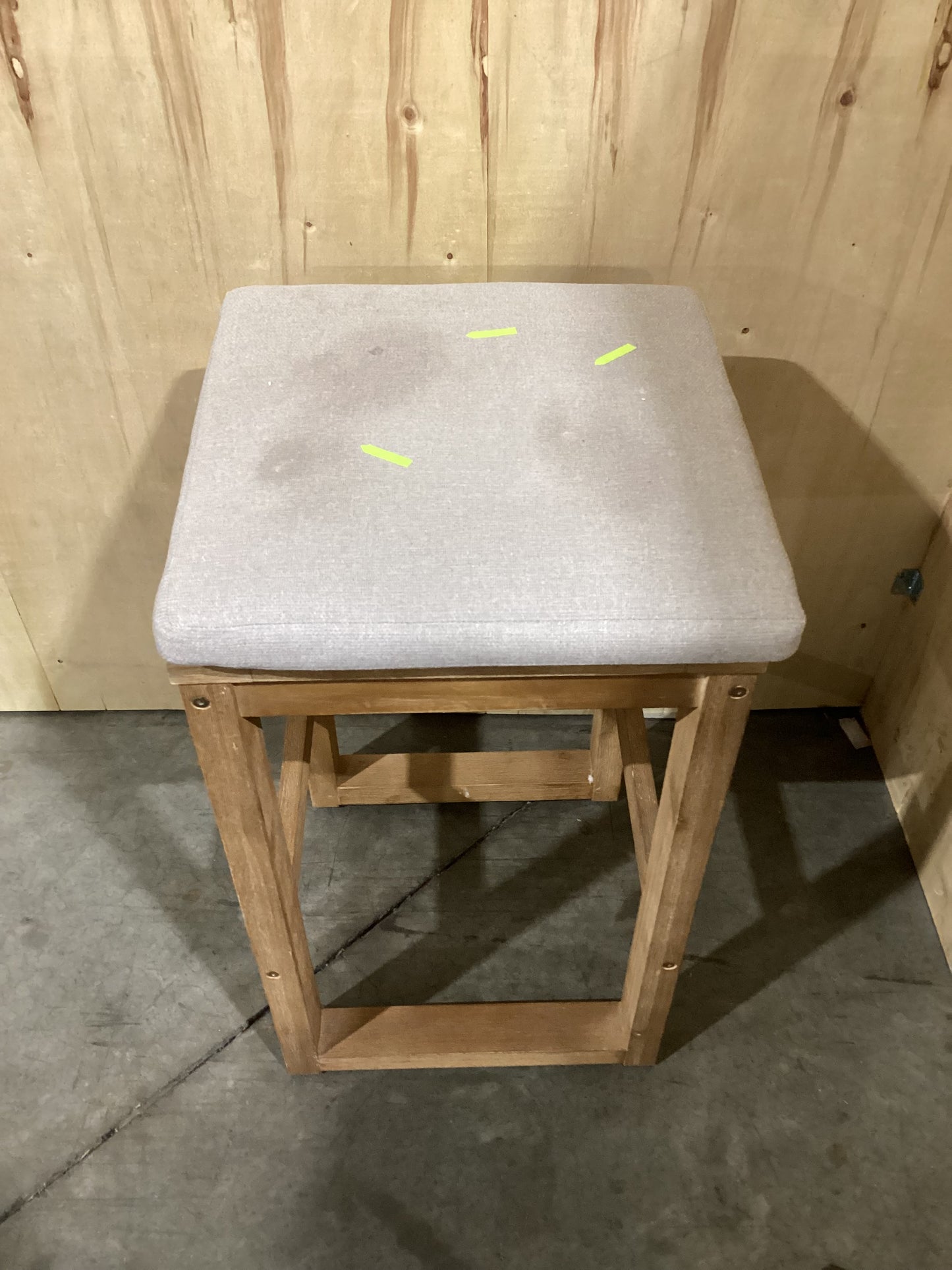 NSW CLN10756 Cannes Outdoor Bar Stool Acacia Natural MKII