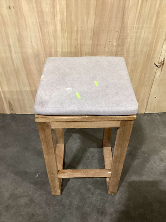 NSW CLN10757 Cannes Outdoor Bar Stool Acacia Natural MKII