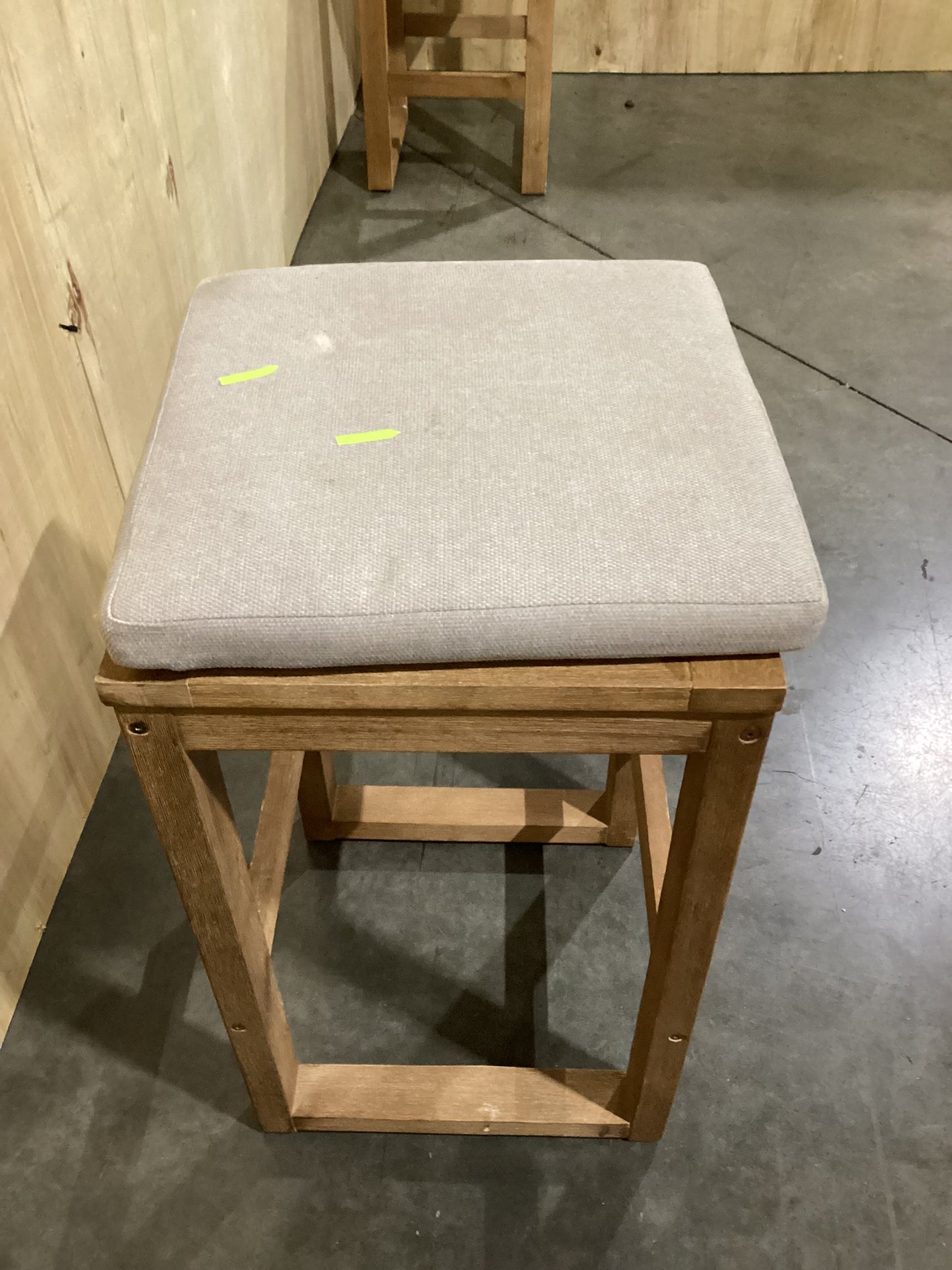 NSW CLN10757 Cannes Outdoor Bar Stool Acacia Natural MKII