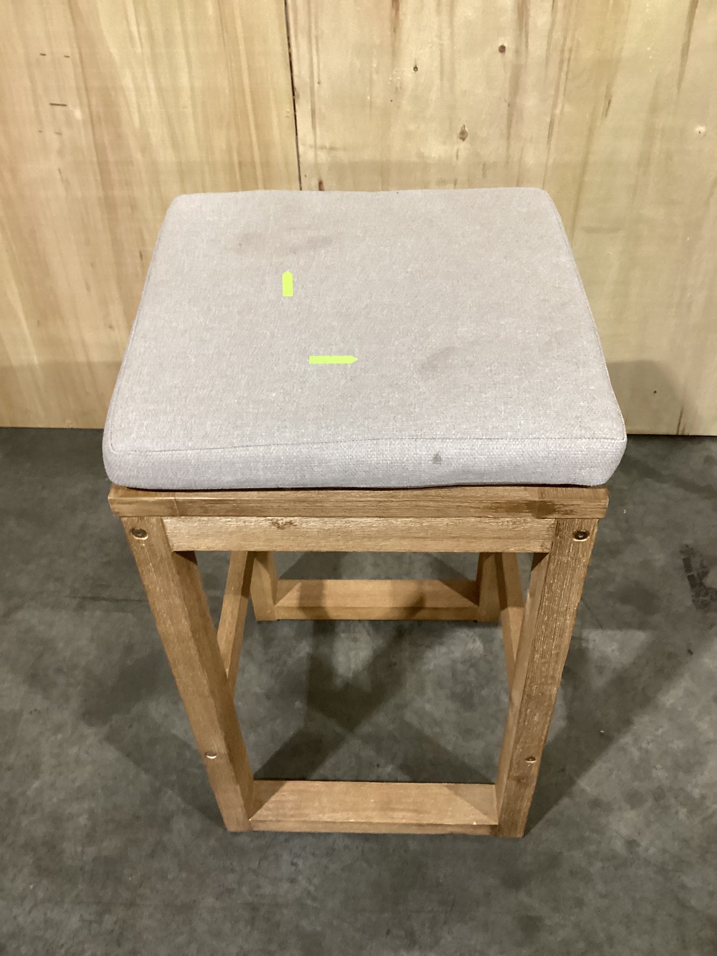 NSW CLN10758 Cannes Outdoor Bar Stool Acacia Natural MKII