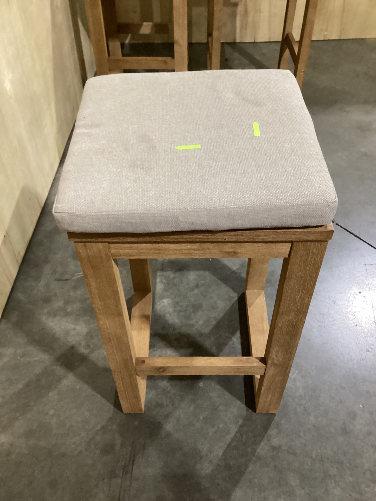 NSW CLN10758 Cannes Outdoor Bar Stool Acacia Natural MKII