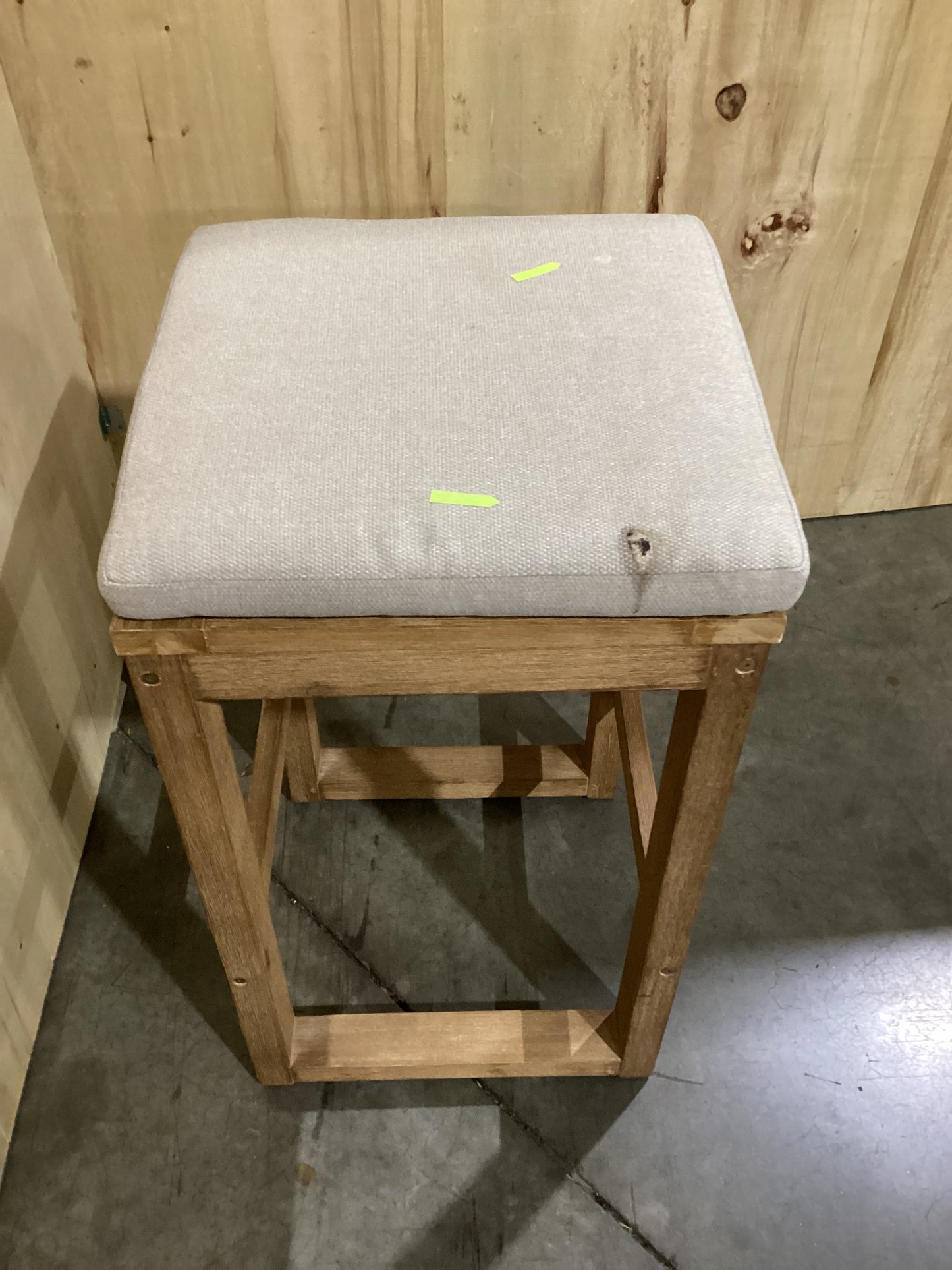 NSW CLN10759 Cannes Outdoor Bar Stool Acacia Natural MKII